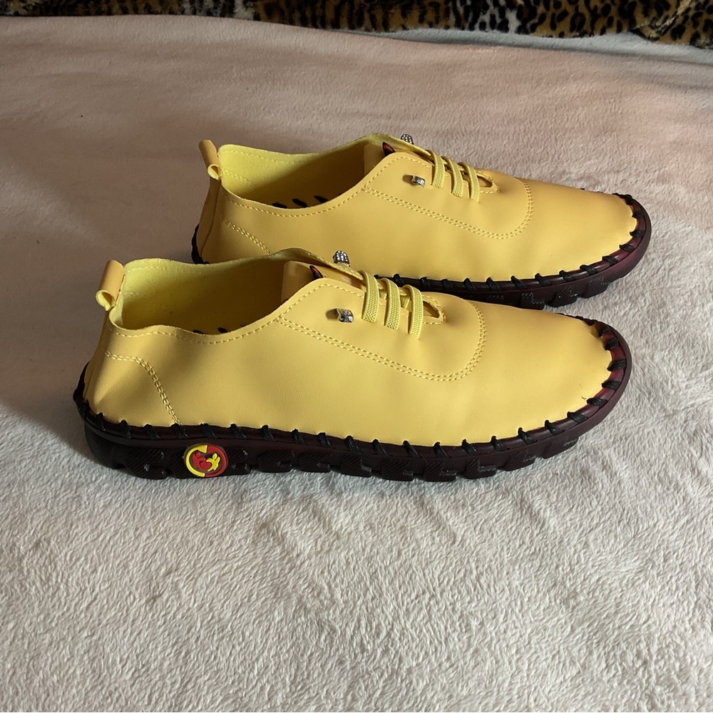 Yellow Casual Men's Shoes